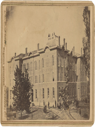 Item #List3142 Photograph of Oberlin College’s Second Ladies Hall, c. 1865.. Oberlin...