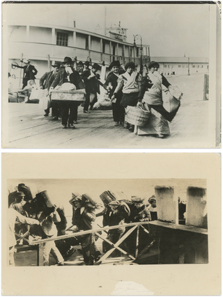 Collection of Immigration Photographs, Mainly from Ellis Island, Early 20th Century.