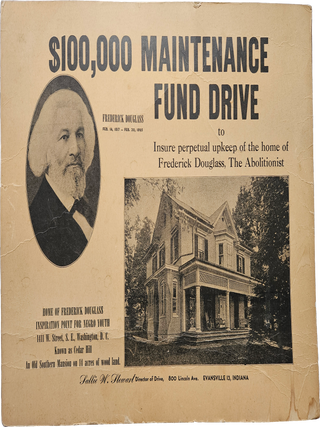 Item #List3307 $100,000 Maintenance Fund Drive to Insure perpetual upkeep of the home of...