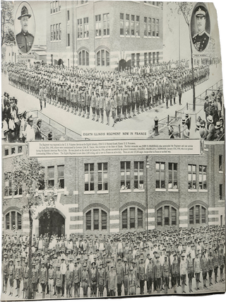 Item #List3309 Eighth Illinois Regiment Now In France.. African-Americana – World...