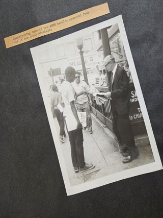 Scrapbook Documenting an Unconventional Marketing Campaign for The Carpetbaggers (1964) at Loew’s Metropolitan Theatre in Downtown Brooklyn.