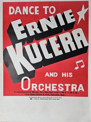 Ten Posters Advertising Nebraska Territory Bands, 1930s–1960s.