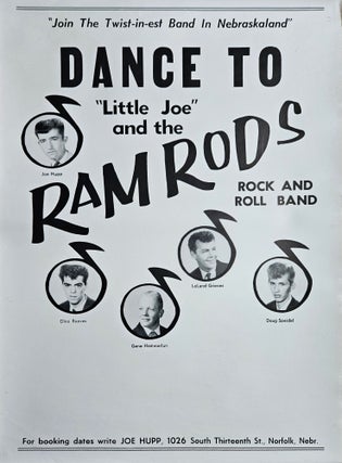 Ten Posters Advertising Nebraska Territory Bands, 1930s–1960s.