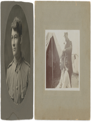 Eight Candid Photographs of Camp Life in Preparation for the Spanish-American War.