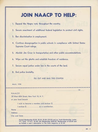 the Future belongs to all of us Equally….. join NAACP.