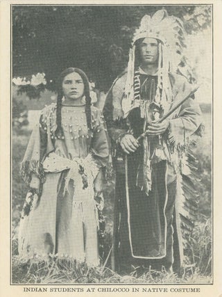 Item #List3427 Sixteen Real Photo Postcards of the Chilocco Indian Agricultural School.....