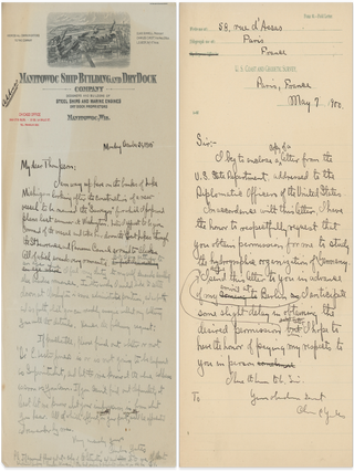 Archive of Charles Colt Yates, Engineer and Captain with the US Coast & Geodetic Survey in the US, Europe, and the Philippines, 1870s–1940s.