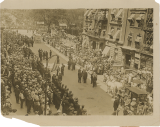 Item #List3505 Four Press Photographs Showing the Funeral of Robert Holmes, the First African...