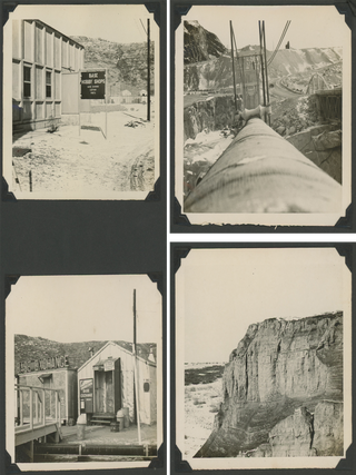 1950s–1960s Photo Album Mainly of Sondrestrom Air Base in Greenland, with Some from Sidi Slimane Air Force Base in Morocco.