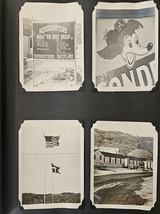 1950s–1960s Photo Album Mainly of Sondrestrom Air Base in Greenland, with Some from Sidi Slimane Air Force Base in Morocco.