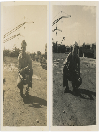 1940s Photo Album with Candid Images of Young Sailors in Hawai’i and Japan During and After World War II.