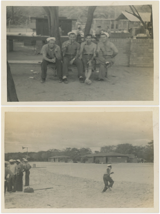 1940s Photo Album with Candid Images of Young Sailors in Hawai’i and Japan During and After World War II.
