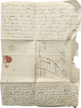 Three Letters from English Immigrants in Early Republic Era New York City Discussing Class Differences, the 1807 Embargo, Houses that “might be made delightful if the inhabitants had any taste”, and the Many Individuals Enslaved by Local Merchants.