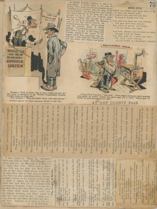 1890s Scrapbook of a Student at Mary Baldwin Seminary, Including Telegrams from Ft. D.A. Rusell, Wyoming.