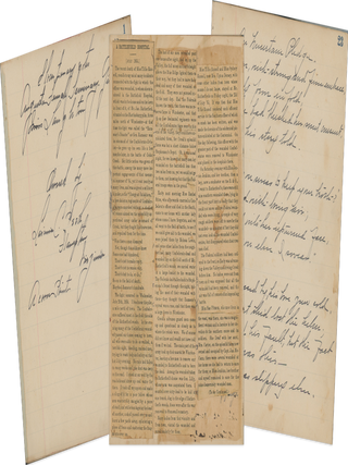 1890s Scrapbook of a Student at Mary Baldwin Seminary, Including Telegrams from Ft. D.A. Rusell, Wyoming.