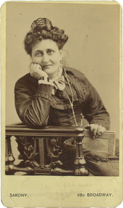 Item #List36104 Carte-de-Visite Portrait of Grace Greenwood (Sara Jane Clarke Lippincott),...