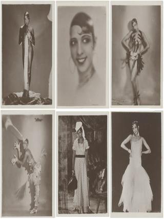 Item #List3629 36 Photos Miniatures de Josephine Baker. La Grande Vedelle Internationale....