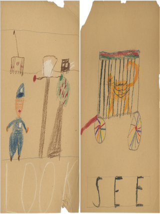 Item #List3642 Archive of Children’s Art from Two Young Students in the Bronx, c....