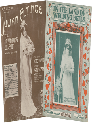 Collection of Five Pieces of Sheet Music Composed for Drag Performer Julian Eltinge, 1910–1917.