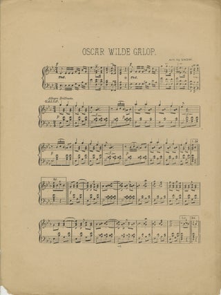 Oscar Wilde Galop.