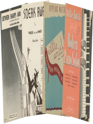 Collection of Ten Pieces of Original Sheet Music by Stride Piano Great Willie “The Lion” Smith, 1937-1949.