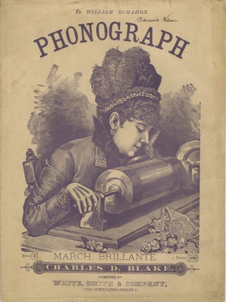 Item #List3694 Phonograph. March Brillante. Phonography – Ephemera – Sheet Music,...