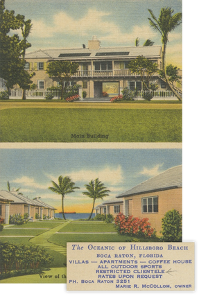 Collection of Postcards from Resorts Around the US Advertising Gentiles-Only Vacation Accommodations.