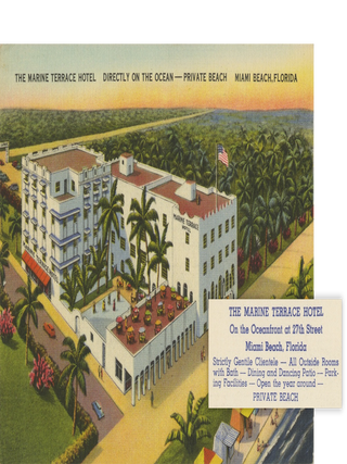 Collection of Postcards from Resorts Around the US Advertising Gentiles-Only Vacation Accommodations.