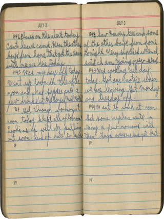 Diary of a Wisconsin Soldier of the 738th Military Police Battalion, Killed in Action in the Battle of Leyte, Describing “prisoner chasing”, Catching “Sly-grog” Sellers in Australia, and the Psychological Effects of Drudgery “in this land of forgotten men.”