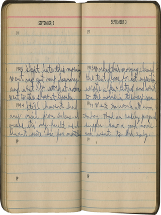 Diary of a Wisconsin Soldier of the 738th Military Police Battalion, Killed in Action in the Battle of Leyte, Describing “prisoner chasing”, Catching “Sly-grog” Sellers in Australia, and the Psychological Effects of Drudgery “in this land of forgotten men.”