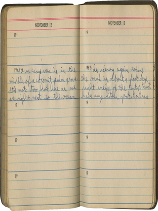 Diary of a Wisconsin Soldier of the 738th Military Police Battalion, Killed in Action in the Battle of Leyte, Describing “prisoner chasing”, Catching “Sly-grog” Sellers in Australia, and the Psychological Effects of Drudgery “in this land of forgotten men.”