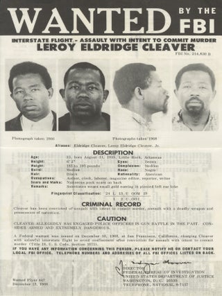 Item #List3804 WANTED BY THE FBI / INTERSTATE FLIGHT - ASSAULT WITH INTENT TO COMMIT MURDER /...