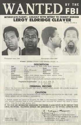 Item #List3804 WANTED BY THE FBI / INTERSTATE FLIGHT - ASSAULT WITH INTENT TO COMMIT MURDER /...