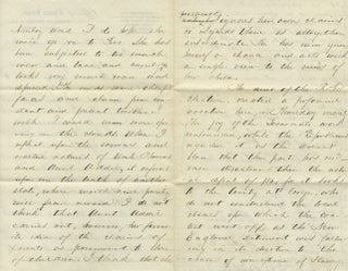 1860 New York Letter on the Rhode Island Election as a Democratic Triumph and a Blow to Republican “Non-Extension of Slavery.”