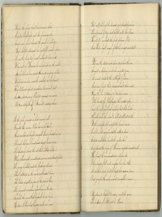Notebook of a Student at Opheleton Seminary in Plainfield, New Jersey, Documenting Her Reading Habits and Friendships, 1863&ndash;1868.