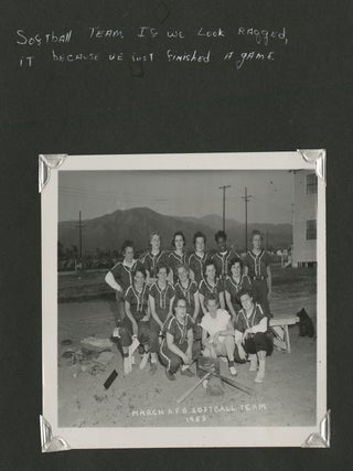 Photo Album of a Women&rsquo;s Air Force Airman Training with the Newly Racially Integrated 3345th Technical Training Squadron During the Korean War.