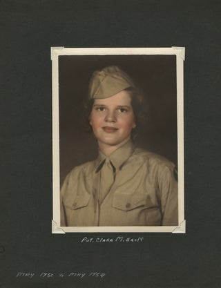 Photo Album of a Women’s Air Force Airman Training with the Newly Racially Integrated 3345th Technical Training Squadron During the Korean War.
