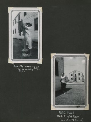 Photo Album of a Women&rsquo;s Air Force Airman Training with the Newly Racially Integrated 3345th Technical Training Squadron During the Korean War.