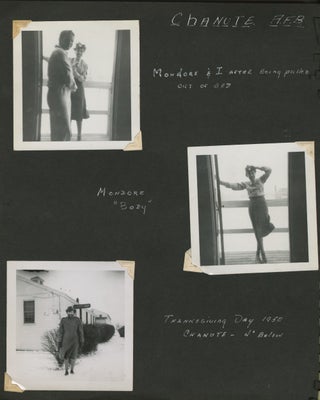 Photo Album of a Women’s Air Force Airman Training with the Newly Racially Integrated 3345th Technical Training Squadron During the Korean War.