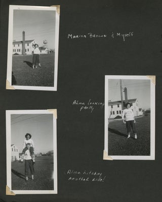 Photo Album of a Women’s Air Force Airman Training with the Newly Racially Integrated 3345th Technical Training Squadron During the Korean War.