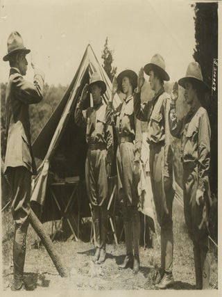 Item #List3813700 Two 1916 Press Photos of Students at Women&rsquo;s Preparedness Schools Shortly...