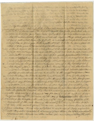 Item #List38138 1843 Letter from a Returned Missionary Wife to Beirut, Discussing American Board...