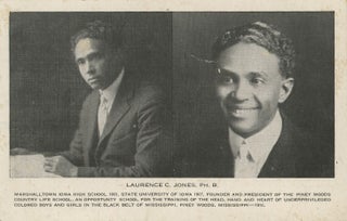 Item #List3814 Fundraising Postcard for Laurence C. Jones and the Piney Woods Country Life...