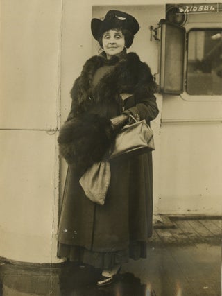 Item #List38142 1916 Press Photo of Winifred Holt, &ldquo;Angel of the Blind,&rdquo; Returning from...