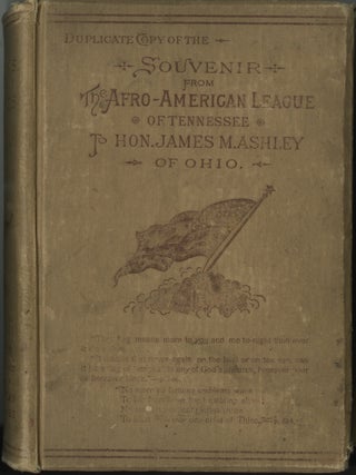 Item #List3824 Duplicate Copy of the Souvenir from the Afro-American League of Tennessee to Hon....