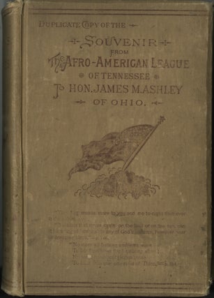 Item #List3824 Duplicate Copy of the Souvenir from the Afro-American League of Tennessee to Hon....