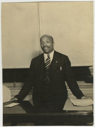 Item #List3825 Silver Gelatin Photograph of Father Divine, by Addison Scurlock, Washington, D.C....