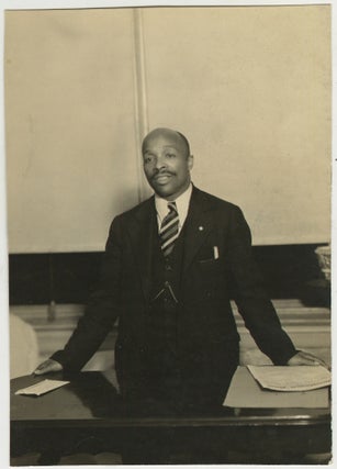 Item #List3825 Silver Gelatin Photograph of Father Divine, by Addison Scurlock, Washington, D.C....