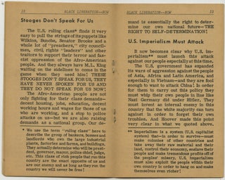 BLACK LIBERATION — NOW!