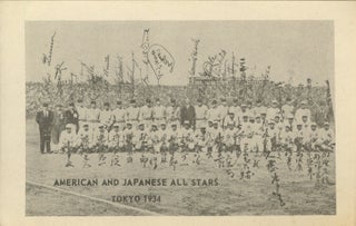 Item #List3834 American and Japanese All-Stars. Tokyo 1934. Baseball – Japan, Unknown...